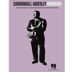 Cannonball Adderley - Omnibook - Eb Instruments