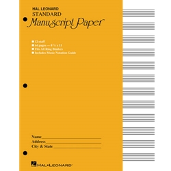 Standard Manuscript Paper Yellow Cover 00210001