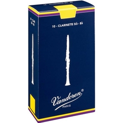 Vandoren Clarinet Reeds Bb Traditional #2.5 10-pack CR1025