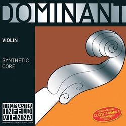 Dominant 4/4 Violin String Set with Plain E 135B