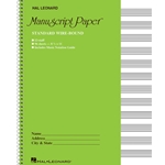 Standard Wirebound Manuscript Paper (Green Cover) 00210005
