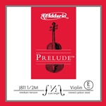 D'Addario Prelude 1/2 Violin Single E String Medium Tension J81112M