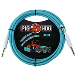 PIG HOG 10' Vintage Series Instrument Cable "Daphne Blue" PCH10DB