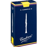 Vandoren Clarinet Reeds Bb Traditional #2.5 10-pack CR1025