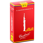 Vandoren Soprano Sax Reeds Java Red #2.5 10-pack SR3025R
