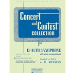 Concert and Contest Collection for Eb Alto Saxophone Piano Accompaniment part only
