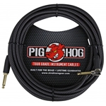 Pig Hog Black Right Angle 20ft Instrument Cable PCH20BKR