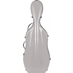 Howard Core 4/4 Fiberglass Cello Case Silver CC4300-1-S