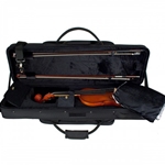 Protec Deluxe 4/4 Violin ProPac Case Black and Blue PS144DXLB