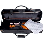 ProTec Black Deluxe 4/4 Violin ProPac Case, Black PS144DLX