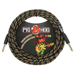 Pig Hog "Rasta Stripes" 20' Vintage Series Instrument Cable PCH20RA