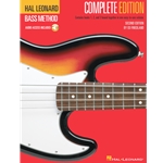 Hal Leonard Bass Method Complete Edition, Books 1,2, and 3 with Online Audio Access