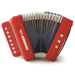 Hohner Kids Accordion, Red. Includes songbook with playing Instructions. UC102RED