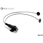 K&K Sound BIG TWIN pickup - two large tranducers for large instruments (piano, harp, double bass, cello, etc)
