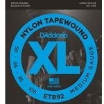 D'addario XL Tapewound Bass Strings, Long, 50-105 ETB92