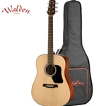 Walden D450 Acoustic Guitar Dreadnought Body Solid Spruce Top with Bag
