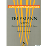Telemann 6 Canonic Sonatas and a Circle Canon - For 2 Saxophones