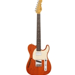 G&L Tribute ASAT Classic Bluesboy Semi-hollow Electric Guitar - Clear Orange TI-ACB-S61R46M76