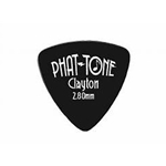 Clayton Phat-Tone Bass Picks, Rounded Triangle Shape, 3 pack PTRT/3