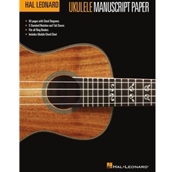 Hal Leonard Ukulele Manuscript Paper 00210113