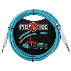 PIG HOG 10' Vintage Series Instrument Cable "Daphne Blue" PCH10DB