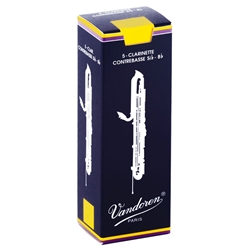 Vandoren Contra Alto/Bass Clarinet Reeds Traditional #3 5-pack CR153