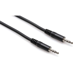 Hosa Stereo Interconnect TRS to Same 3.5MM TO 3.5MM 5 foot Patch Cable CMM-105