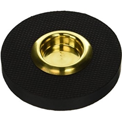 Round Bass Endpin Rest With Gold Cup - Rock Stop AC-034821
