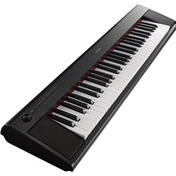 Yamaha NP-12B 61-Key Touch Sensitive Piaggero Keyboard, Black With Accessory Kit NP12B-KIT