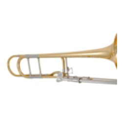 Courtois Intermediate Trombone W/.547 Bore, Open Wrap F-Attachment AC280BO-1-0