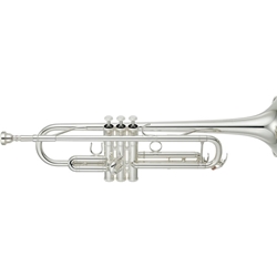 Yamaha Intermediate Trumpet, Silver-Plated YTR-4335GSII