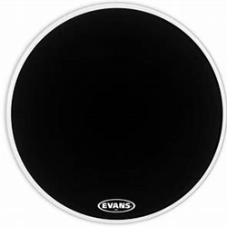 Evans 28" MX2 Black Marching Bass Drum Head BD28MX2B