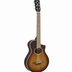 Yamaha APXT2 3/4 Thinline Cutaway Acoustic/Electric Guitar w/ Exotic Wood, Tobacco Sunburst APXT2EWTBS