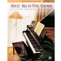 Alfred's Basic Adult All-in-One Course Piano Book 1