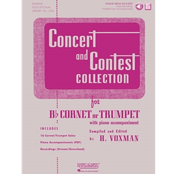 Concert and Contest Collection for Bb Cornet or Trumpet With Piano Accomaniment CD