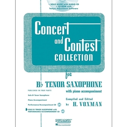 Concert and Contest Collection for Bb Tenor Sax With Accompaniment CD