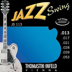 Thomastik-Infeld Jazz Swing Flat Wound Guitar String Set 13-53 JS113