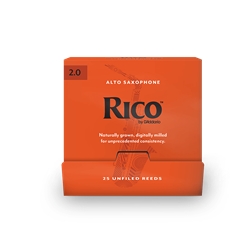 Rico Alto Sax Reeds Individually Wrapped #2, 25-pack RJA0120-B25