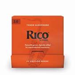 Rico Tenor Sax Reeds #2, Box of 25, Individually Wrapped RKA0120-B25