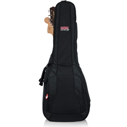 Gator 4G-Style Double Guitar Bag for Acoustic & Electric w/Adjustable Backpack Straps GB-4G-ACOUELECT