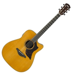 Yamaha A3R Acoustic-Electric Guitar, Vintage Natural Finish, Includes Gig Bag A3R VN